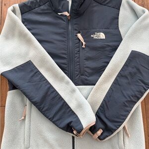 The North Face Women's Fleece Jacket - Blue and Light Blue